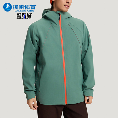 Adidas/阿迪达斯正品2026男士时尚户外运动拒水梭织冲锋衣KD6882