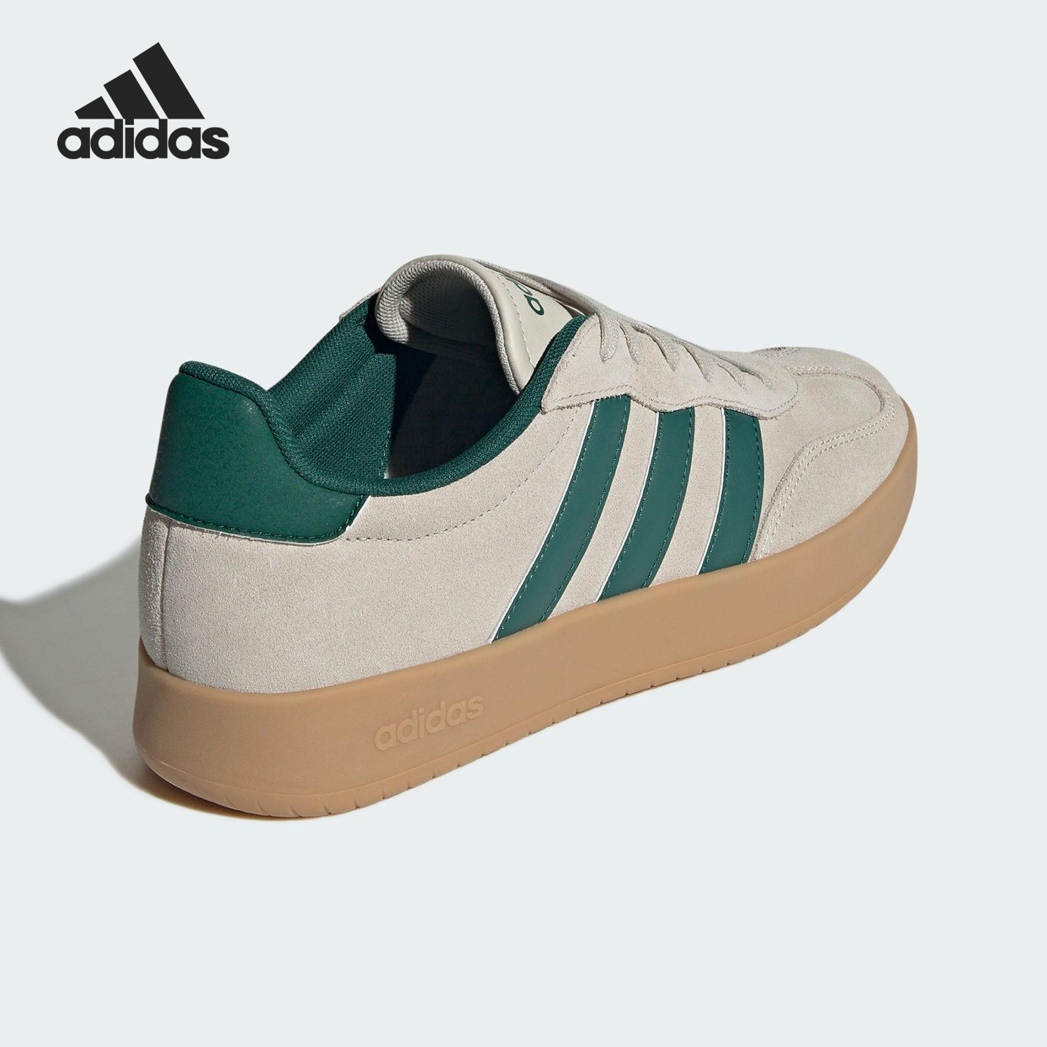 阿迪达斯男女德训轻质休闲板鞋