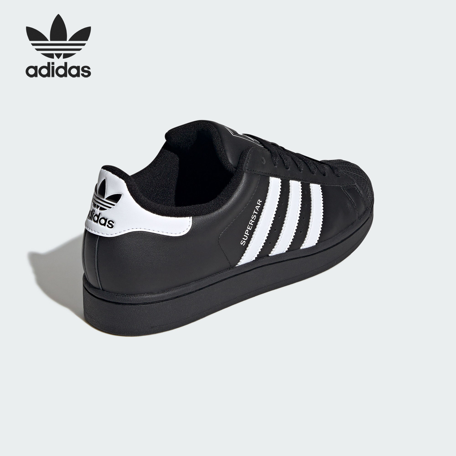 Adidas/阿迪达斯正品三叶草男女贝壳头经典休闲板鞋JI0079