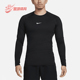 T恤FB7983 Nike 010 Warm男士 运动薄绒拼接速干长袖 耐克正品 Pro