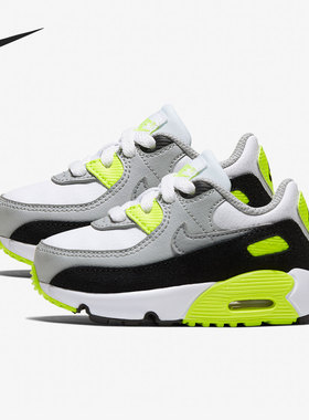 Nike/耐克正品AIR MAX 90婴童低帮轻便运动跑步鞋 CD6868-101