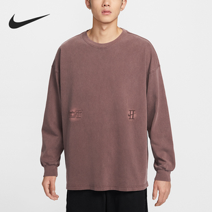 Nike/耐克官方正品舒适春季款男士圆领篮球长袖上衣IH5086-502