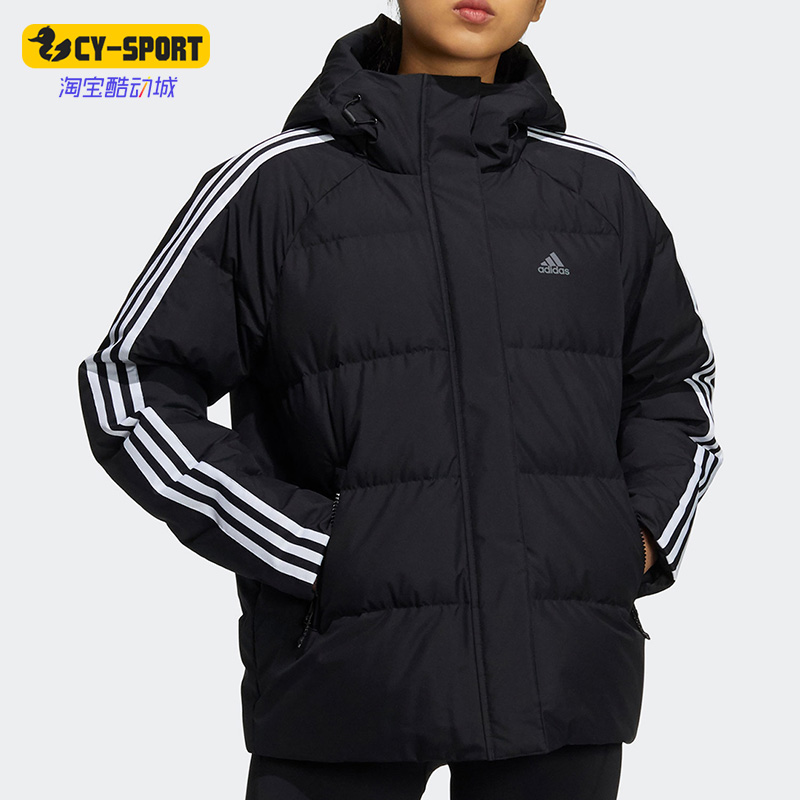 阿迪达斯女子运动保暖羽绒服
