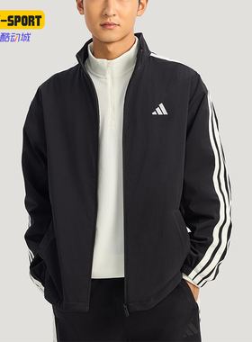 Adidas/阿迪达斯正品2025冬季款男士日常立领耐穿休闲外套KR2517