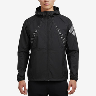 Adidas/阿迪达斯正品FOS连帽拉链长袖夹克经典男夹克外套KW0100