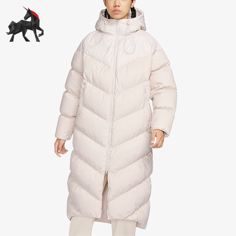 耐克正品女子宽松运动羽绒服