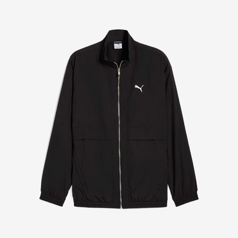 彪马男士户外立领跑步运动外套