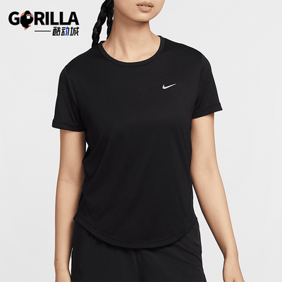 Nike/耐克正品DRI-FIT女士跑步透气运动短款短袖HQ0649-010
