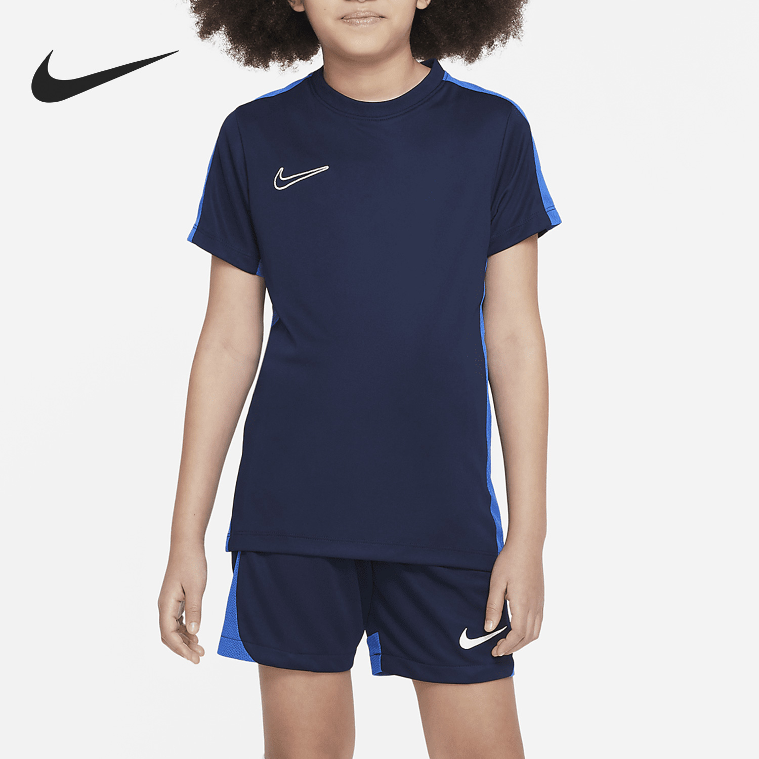 Nike/耐克正品夏季新款儿童透气休闲运动短袖T恤DR1343-451