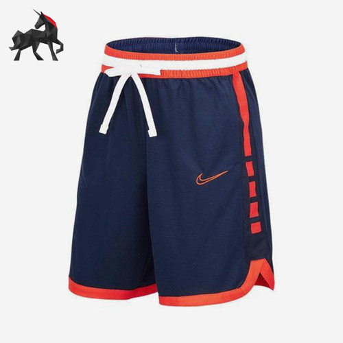 Nike/耐克正品新款男藏蓝橙色训练球类经典运动短裤DD0564-420
