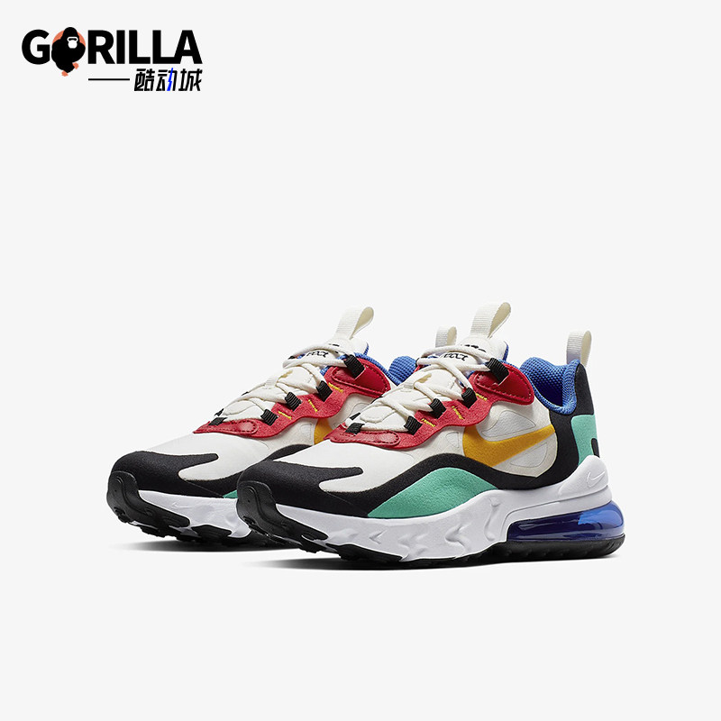 Nike/耐克正品AIRMAX270REACT新款白红色经典鞋跑步鞋BQ0103-01