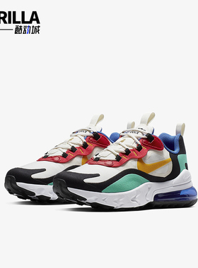 Nike/耐克正品AIRMAX270REACT新款白红色经典鞋跑步鞋BQ0103-01