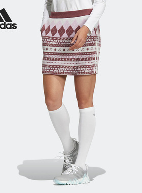 Adidas/阿迪达斯官方正品W GR FF SKIRT女子高尔夫针织短裙HC3789