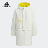 棉服HB6601 乐高联名白色加厚大童长款 Adidas 阿迪达斯正品