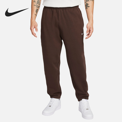 Nike/耐克官方正品冬季男士针织保暖宽松运动束脚长裤DX1365-237