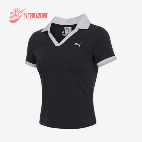 Puma/彪马正品W LATE ADD女士运动透气套头修身休闲短袖692774-16