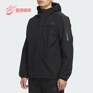 JKT男士 Adidas WARM 运动三条纹连帽外套KA1307 阿迪达斯正品