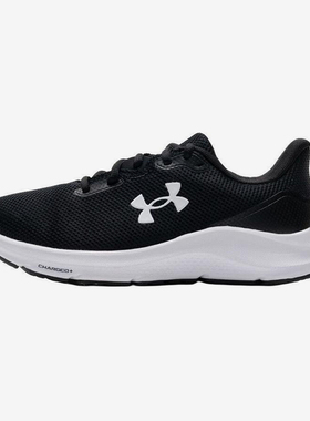 UA/安德玛正品Pursuit 4女子减震耐磨透气系带跑步鞋3028261-001