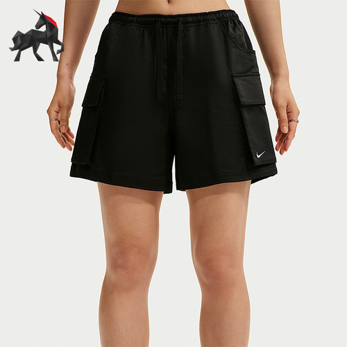 Nike/耐克正品女士运动休闲舒适透气宽松工装短裤IV5010-010