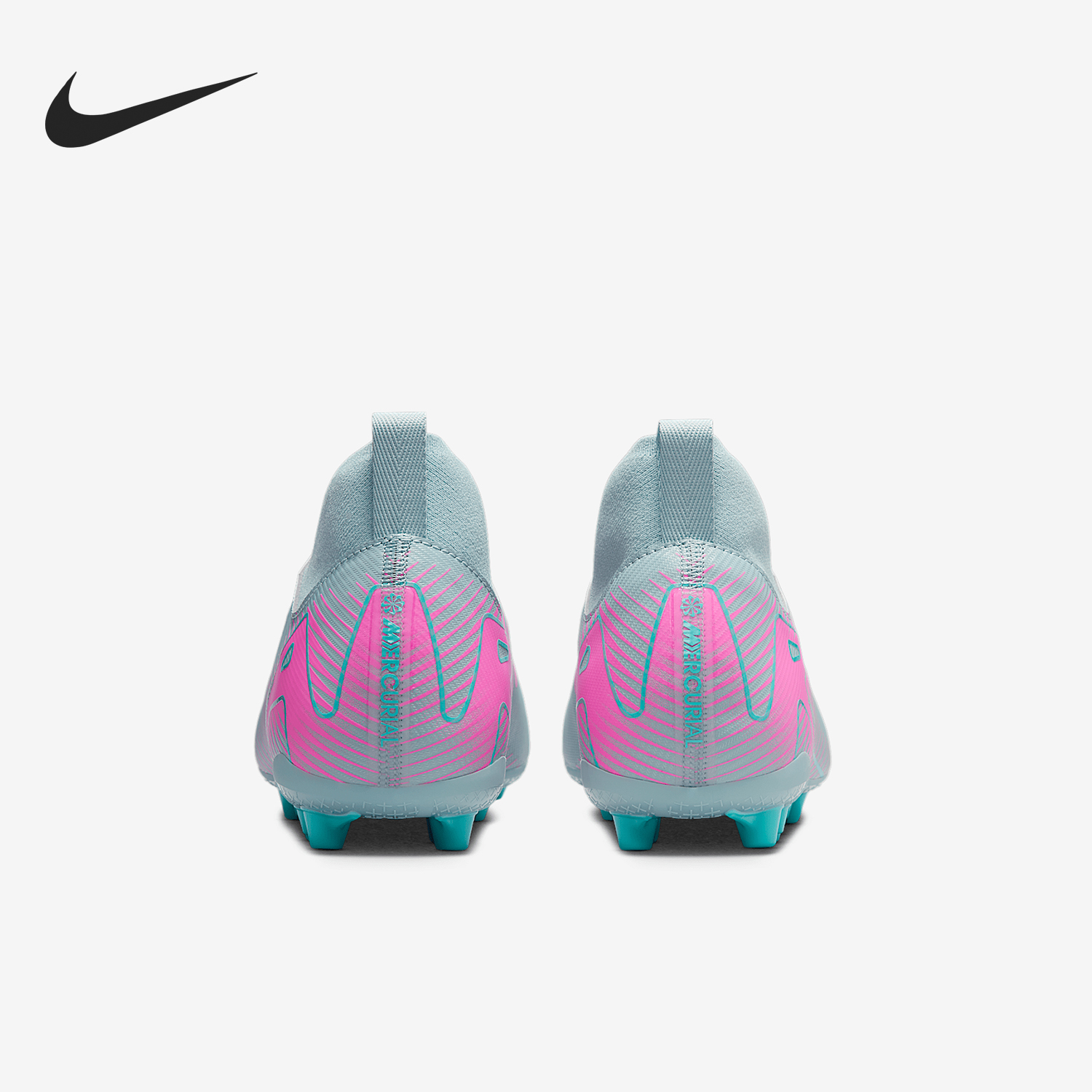 Nike/耐克正品2025儿童中帮缓震训练比赛足球鞋FQ8308-301