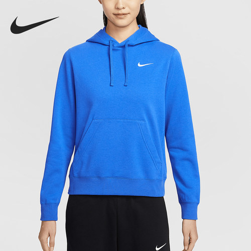 Nike/耐克正品TEAM CLUB女士针织短款口袋户外卫衣IB8897-450