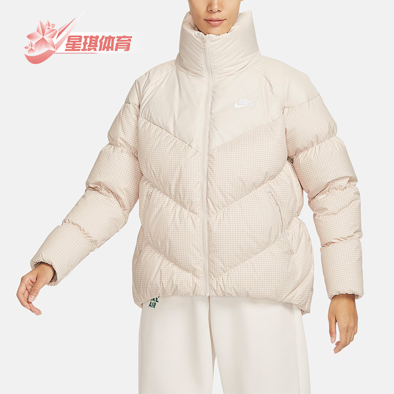 耐克正品女子防风保暖羽绒服