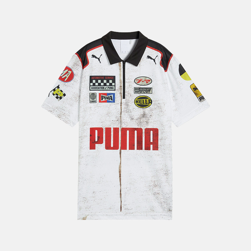Puma/彪马正品运动男女款时尚做旧磨损风短袖Polo衫631046-02,运动服/休闲服装,运动POLO衫,淘宝优惠券,粉丝福利购,淘宝优惠卷