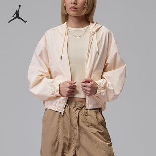 Nike/耐克正品JORDAN女士运动时尚简约连帽长袖夹克IF1178-110