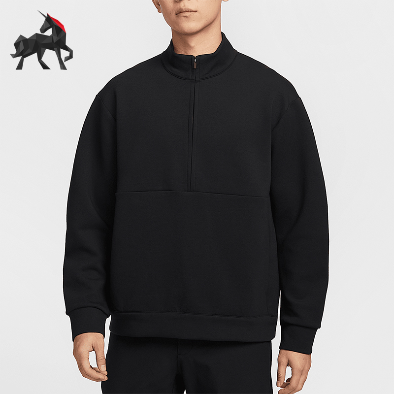 Nike/耐克正品新款男士半拉链宽松简约经典卫衣套头衫HQ6954-010