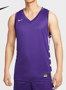 Nike/耐克正品Dri-FIT 男士针织耐穿篮球训练背心IM9813-520