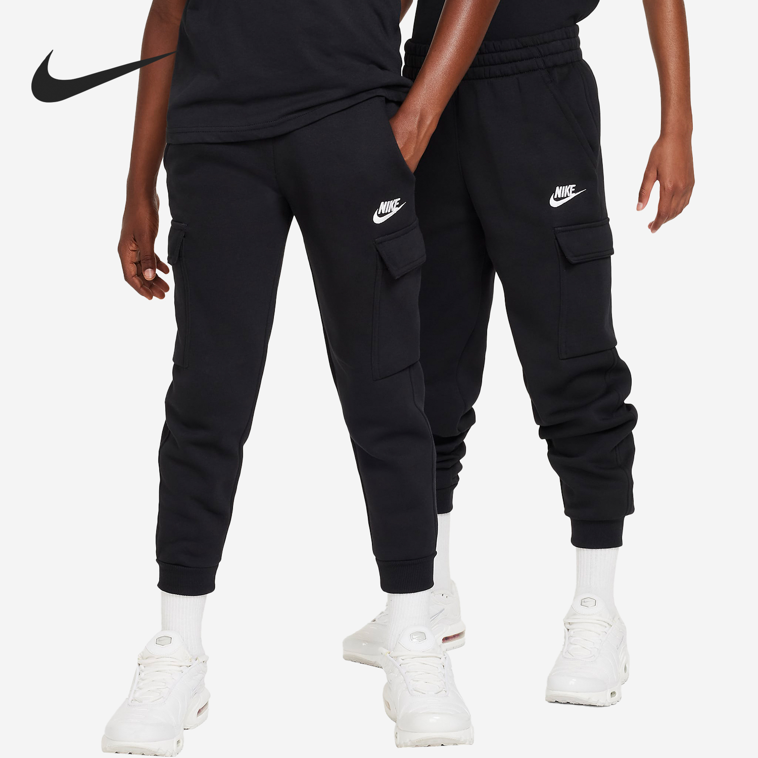 Nike/耐克正品新款大童加绒保暖休闲运动针织长裤FD3012-010