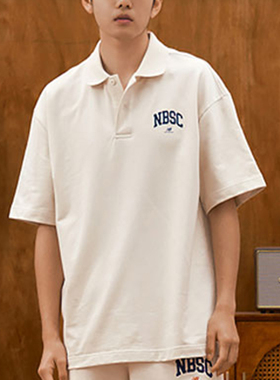 New Balance/NB正品新款男士户外休闲翻领短袖POLO衫5FD25363-CRE