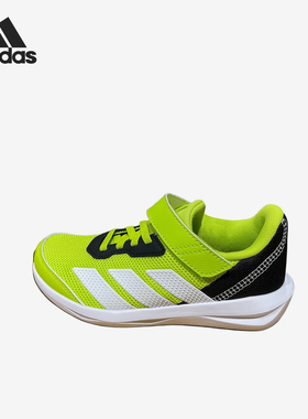 Adidas/阿迪达斯正品FAITO EL K小童透气魔术贴运动跑步鞋JQ8100
