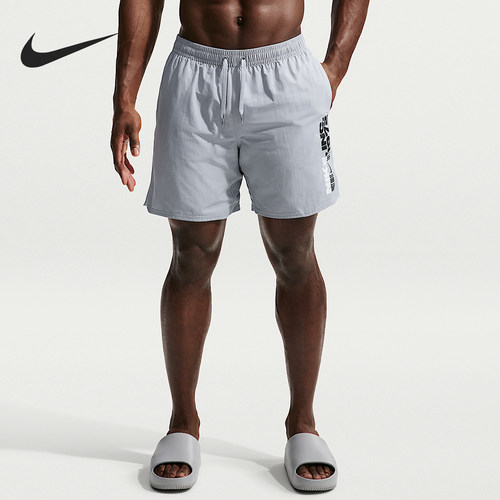 Nike/耐克正品Swim Breaker男士休闲系带经典沙滩短裤IQ7988-012