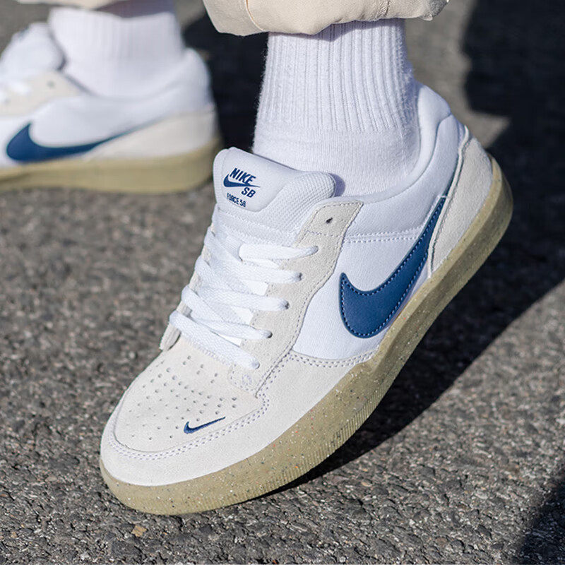 NIKE SB FORCE 58男鞋耐克鞋子新款滑板鞋复古运动鞋轻便透气布鞋