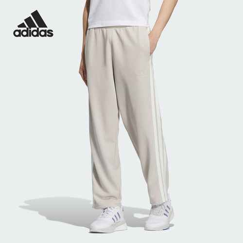 Adidas/阿迪达斯正品2025春季款男士针织经典运动休闲长裤KC3902