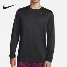 Nike/耐克正品2025男士耐穿圆领套头训练透气长袖上衣DX0993-010