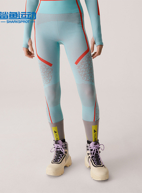 Adidas/阿迪达斯正品TST LEG 女士高腰紧身针织运动裤HY1126