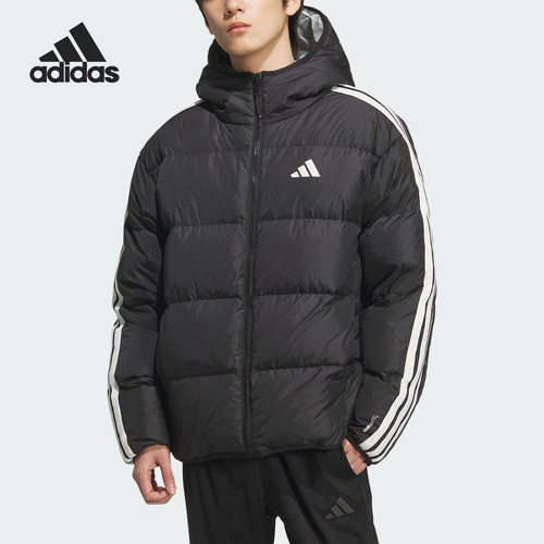 阿迪达斯男士双面穿运动羽绒服
