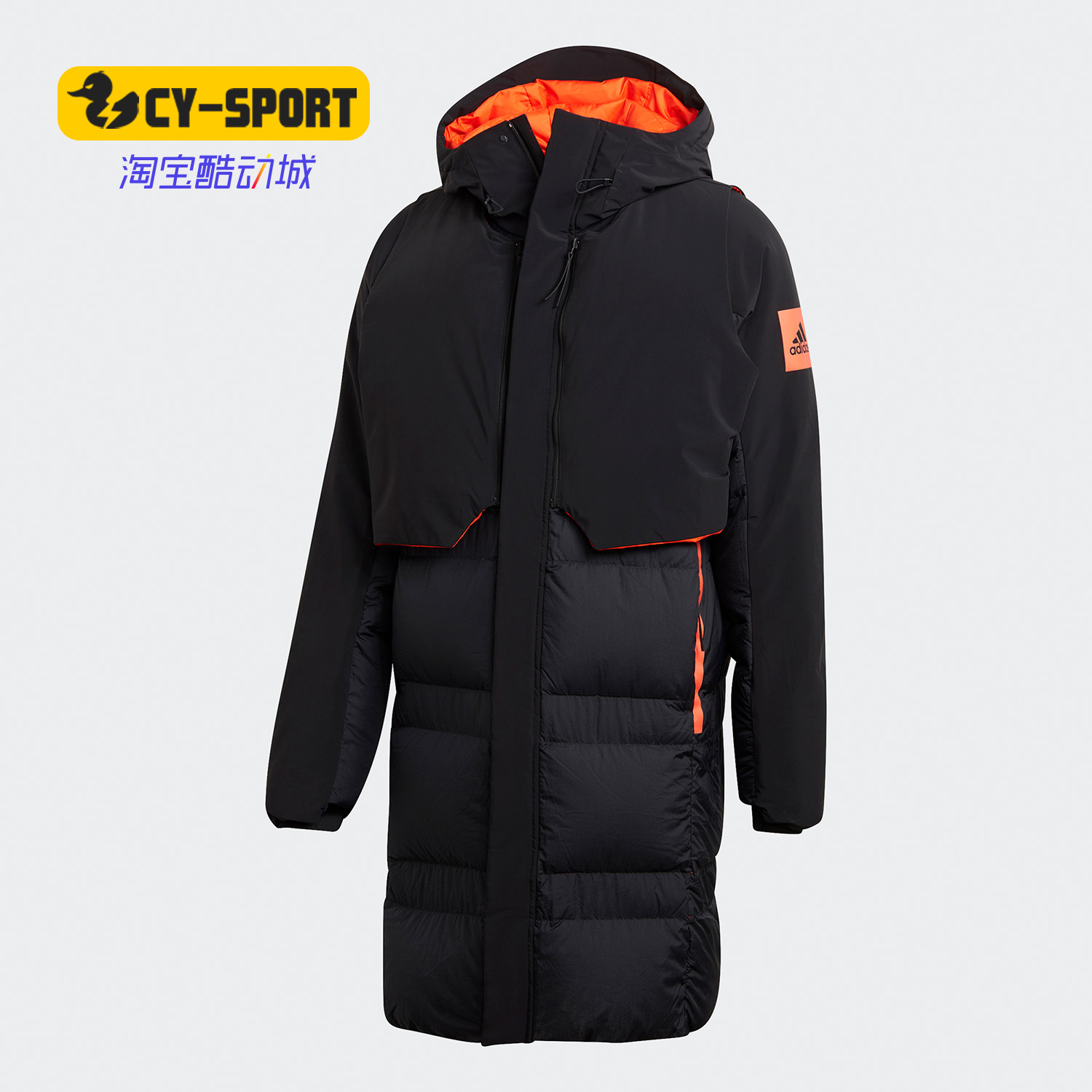 阿迪达斯正品新款休闲运动羽绒服