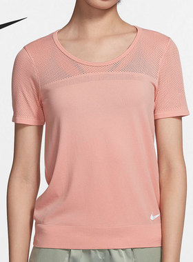 Nike/耐克官方正品女子舒适圆领休闲运动透气短袖T恤 BQ9552-606