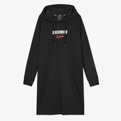 时尚 Skechers 新款 春季 运动卫衣女子连帽连衣裙 斯凯奇正品