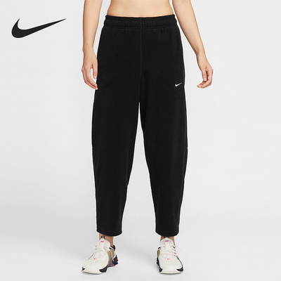 Nike/耐克正品One Therma-FIT女士透气中腰摇粒绒长裤HV3708-010