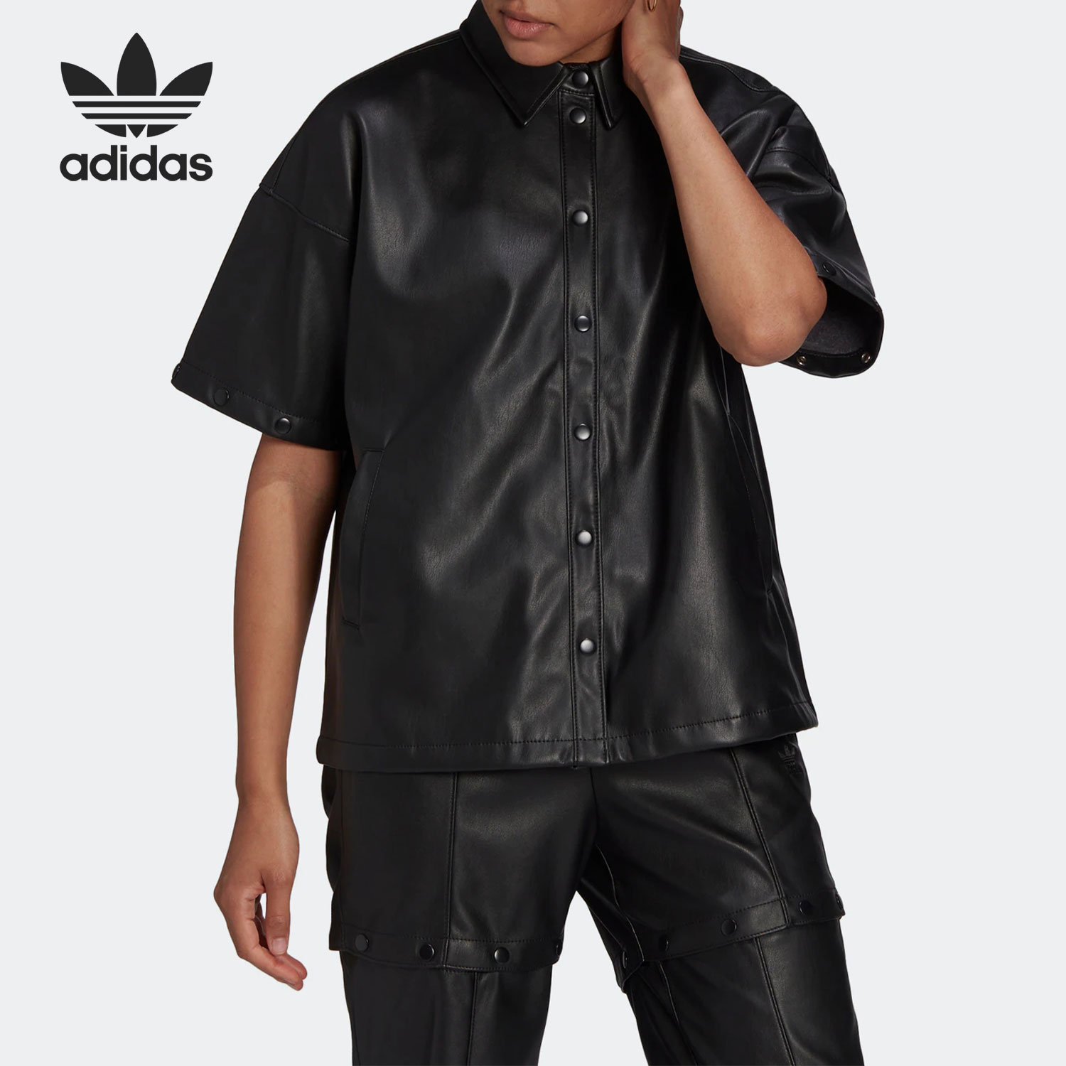 Adidas/阿迪达斯正品当季新款三叶草女子运动外套HF2021