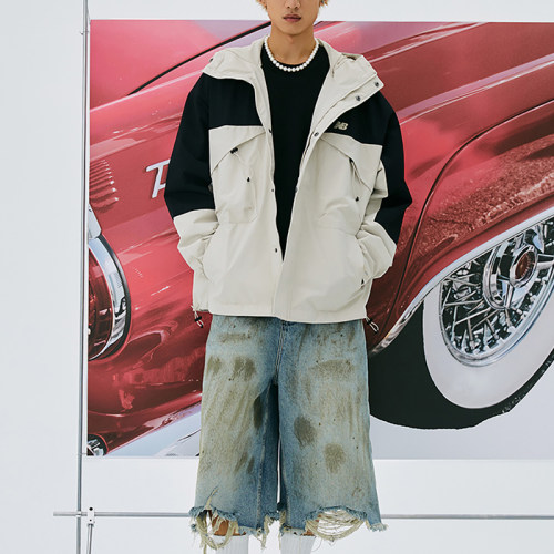 New Balance/NB正品新款男子户外多口袋工装夹克外套AMJ43302-TWF