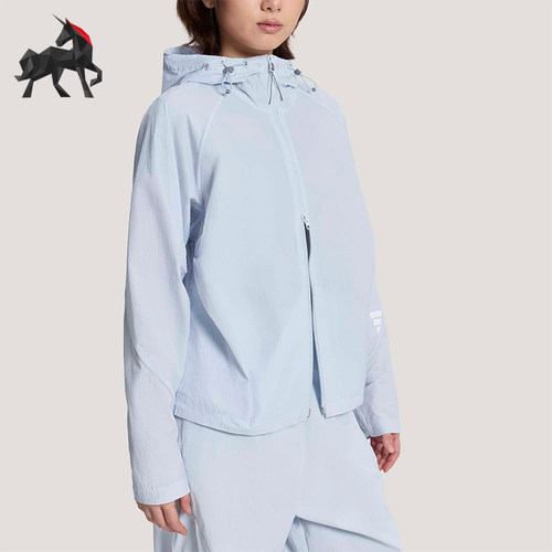 Adidas/阿迪达斯正品FOS WOVEN JACKET女士轻盈连帽夹克KS2733