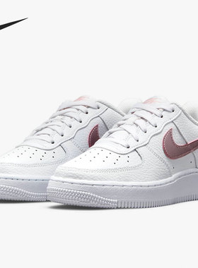 Nike/耐克正品 Air Force 1 (GS)女子大童休闲鞋 CT3839-104