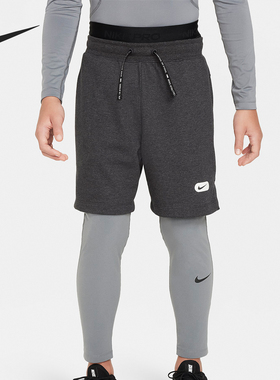 Nike/耐克官方正品Pro Dri-FIT大童训练透气速干运动裤FJ6821-084