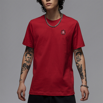 Nike/耐克正品JORDAN男士针织独特图案运动时尚短袖IB7529-687