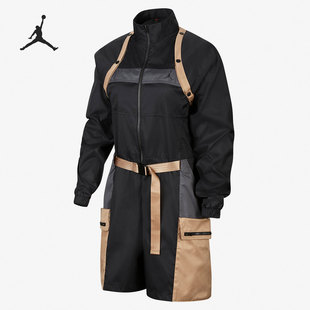 DD7090 女子收腰透气梭织休闲运动连体衣 010 耐克正品 Nike